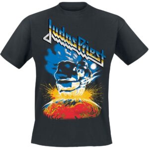 Judas Priest T-Shirt Vintage Ram It Down Tour Dates S to 4XL for Men black