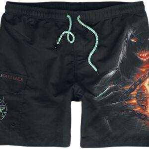 Disturbed Swim Shorts EMP Signature Collection M to XXL for Men black