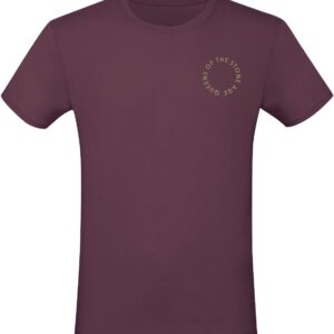 Queens Of The Stone Age T-Shirt In Times New Roman Snakes S to 3XL for Men burgundy