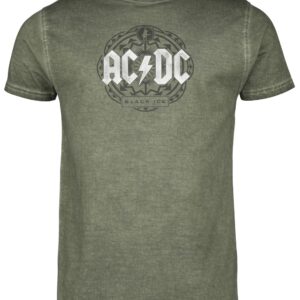 AC/DC T-Shirt Black Ice S to 4XL for Men green