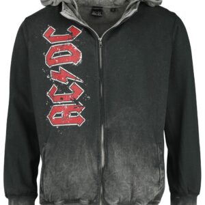 AC/DC Hoodie Jacket Highway To Hell! S to L for Men black