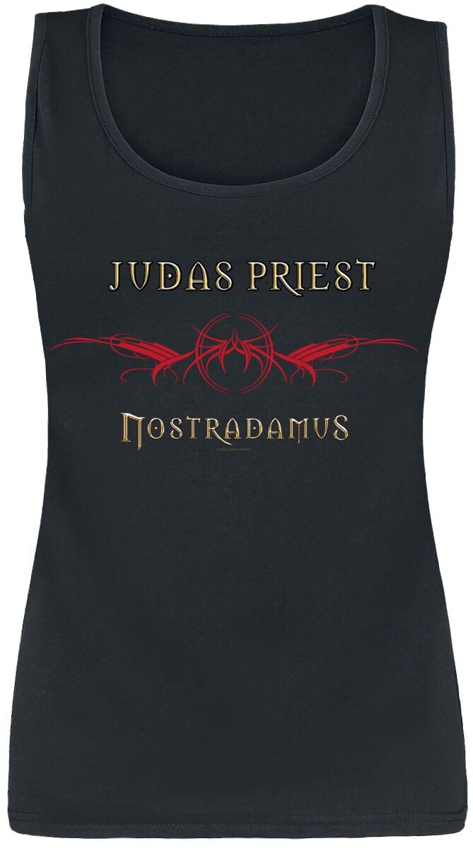 Judas Priest Top Wing S to XXL for Women black