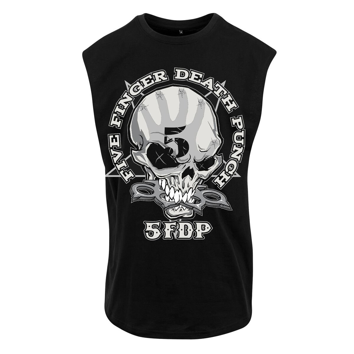 Five Finger Death Punch Tanktop One Two Fuck You S to XXL for Men black