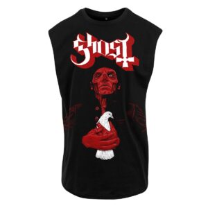 Ghost Tanktop Dove Red Logo S to XXL for Men black