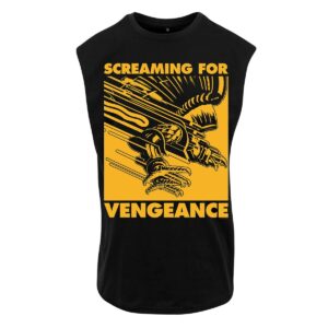 Judas Priest Tanktop SFV 1 Colour Squared Gold M to XXL for Men black