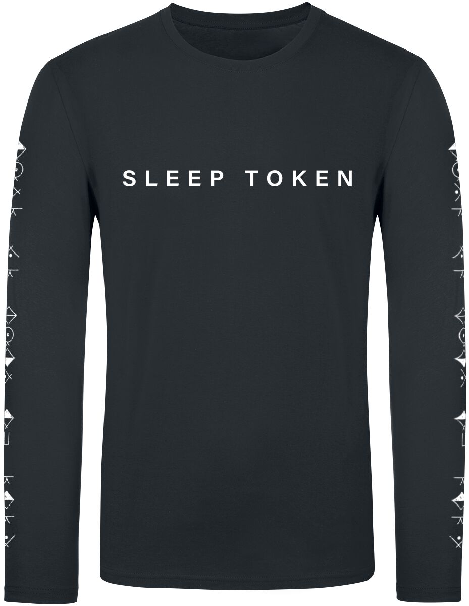 Sleep Token Long-sleeve Shirt Back To Eden S to XXL for Men black
