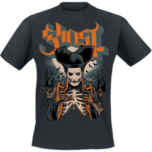Ghost T-Shirt Ribs & Bats M to 4XL for Men black