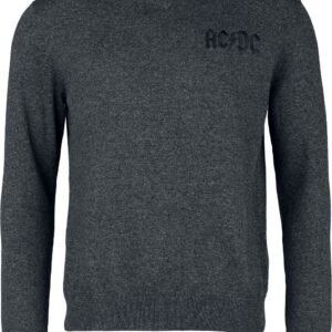 AC/DC Knit jumper EMP Signature Collection M to 3XL for Men black-grey