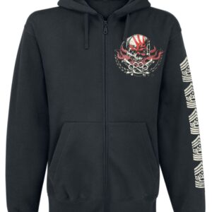 Five Finger Death Punch Hoodie Jacket 100% Pure S to XXL for Men black
