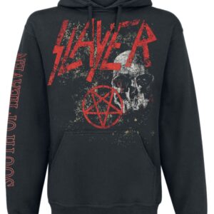 Slayer Hoodie Skull S to L for Men black
