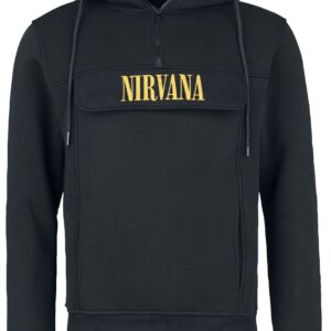Nirvana Hoodie Logo M to 3XL for Men black
