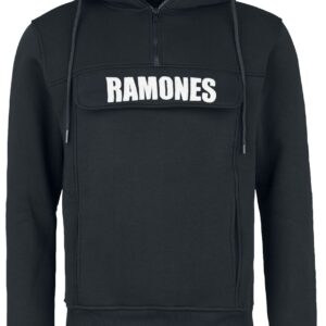 Ramones Hoodie Logo S to 3XL for Men black