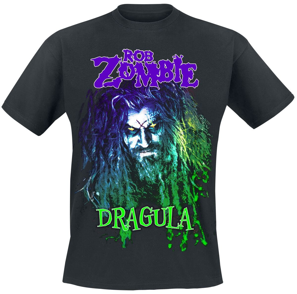 Rob Zombie T-Shirt Dragula Hellbilly M to 4XL for Men black