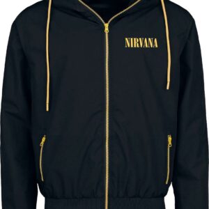 Nirvana Windbreaker Logo L to XXL for Men black