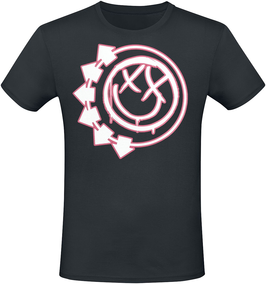 Blink 182 T-Shirt Harrows Smile S to 3XL for Men black
