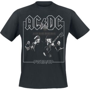 AC/DC T-Shirt PWRDUP Live S to 5XL for Men black