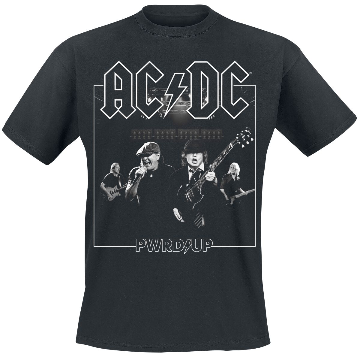 AC/DC T-Shirt PWRDUP Live S to 5XL for Men black