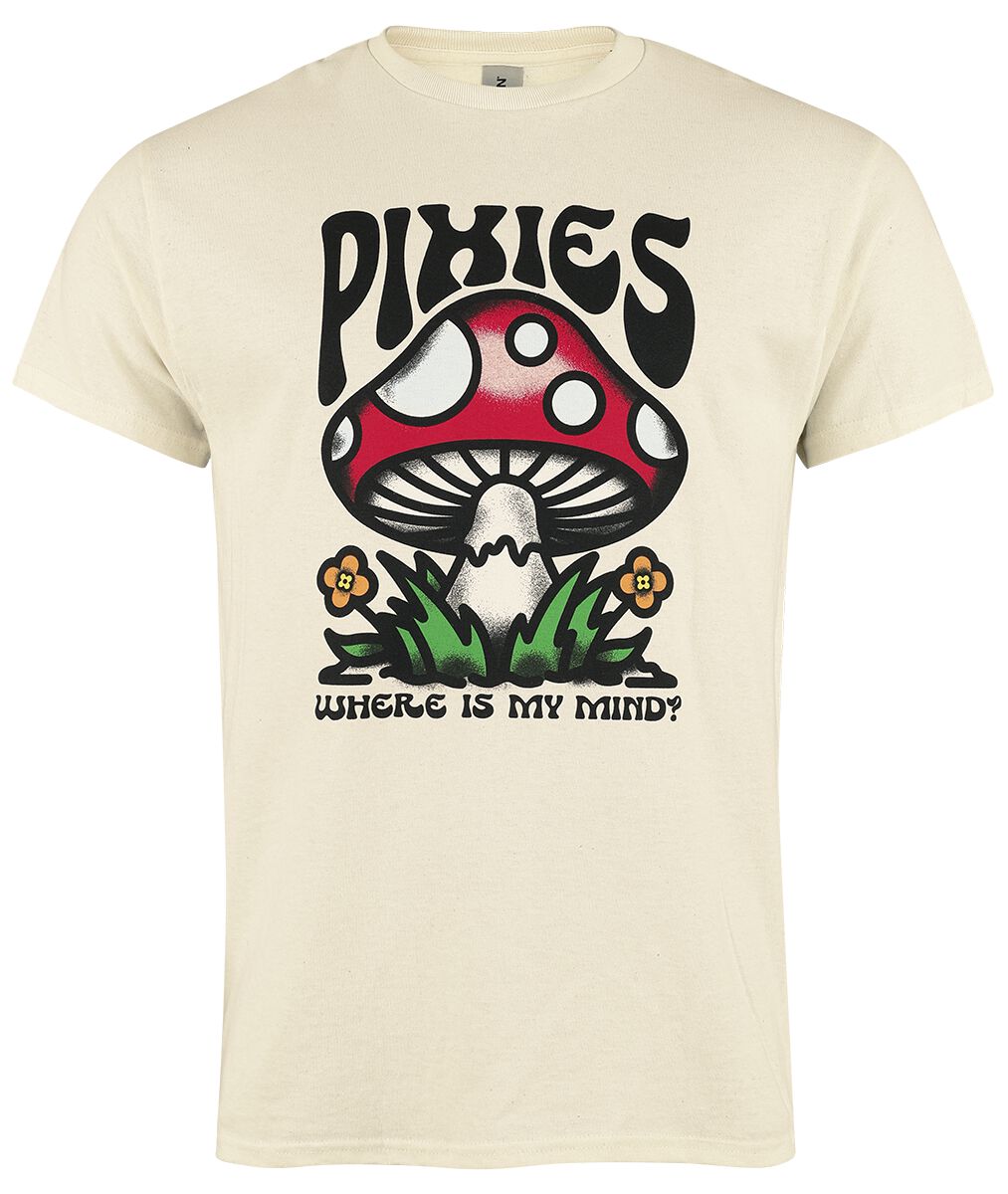 Pixies T-Shirt Mindshroom S to XXL for Men natural