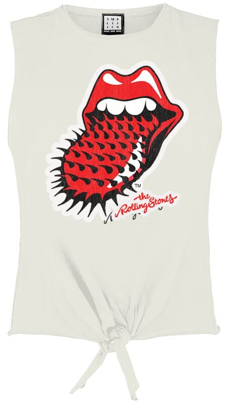The Rolling Stones Top Amplified Collection 94/95 S to XL for Women white