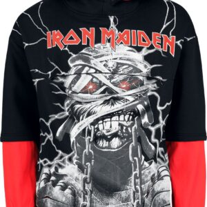 Iron Maiden Hoodie EMP Signature Collection S to XXL for Men black-red