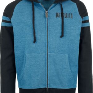 Metallica Hoodie Jacket EMP Signature Collection S to 3XL for Men blue-black