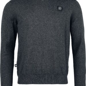 Motorhead Knit jumper EMP Signature Collection M to 3XL for Men mottled dark grey