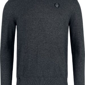 Iron Maiden Knit jumper EMP Signature Collection M to XXL for Men mottled dark grey