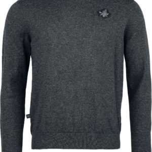 Metallica Knit jumper EMP Signature Collection M to 3XL for Men mottled dark grey