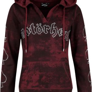Motorhead Hoodie EMP Signature Collection S to L for Women red-black