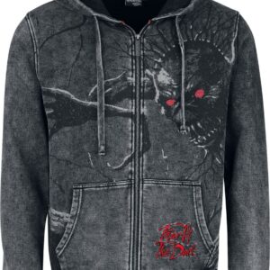 Iron Maiden Hoodie Jacket EMP Signature Collection S to 3XL for Men grey