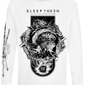Sleep Token Long-sleeve Shirt Nimbus S to XXL for Men white
