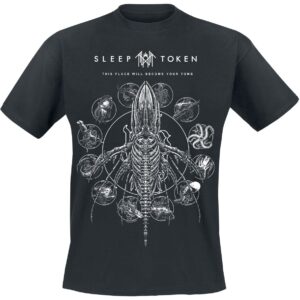 Sleep Token T-Shirt Tomb M to XXL for Men black