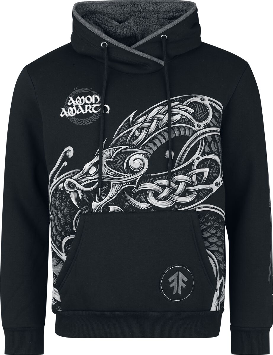 Amon Amarth Hoodie EMP Signature Collection M to 3XL for Men black-grey