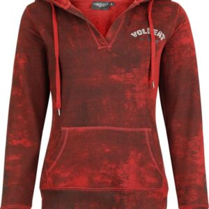 Volbeat Hoodie EMP Signature Collection S to 3XL for Women dark red