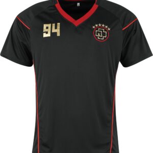Rammstein Jersey Trikot S to 4XL for Men black-red