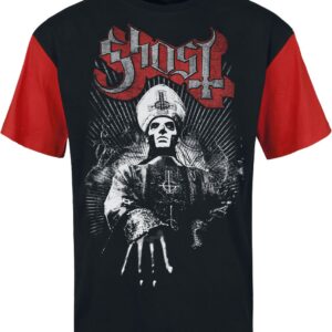 Ghost T-Shirt Priest M to XL for Men black-red