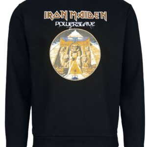 Iron Maiden Sweatshirt Powerslave M to XXL for Men black