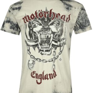 Motorhead T-Shirt Logo England S to 4XL for Men grey