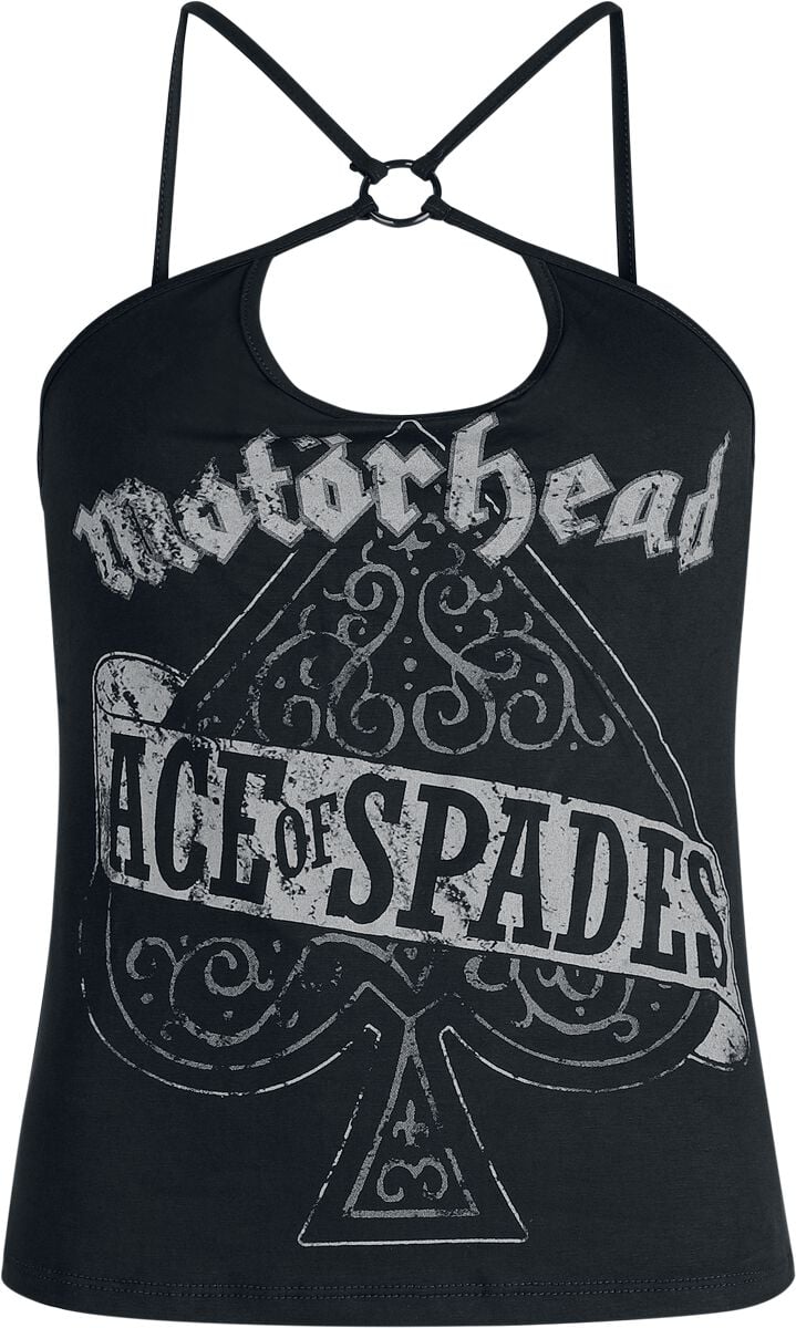 Motorhead Top Ace Of Spades S to XXL for Women black