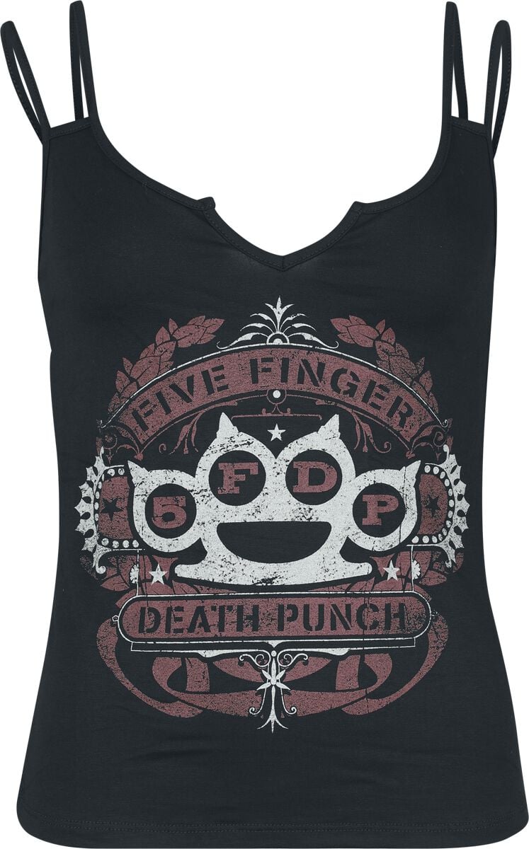 Five Finger Death Punch Top 5FDP L to XXL for Women black