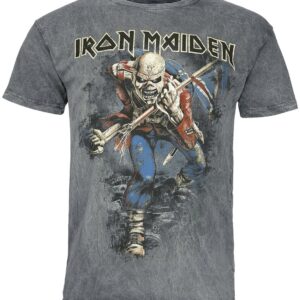 Iron Maiden T-Shirt Trooper S to 4XL for Men grey
