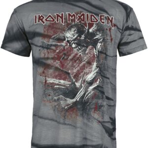 Iron Maiden T-Shirt Logo S to 4XL for Men grey