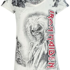Iron Maiden T-Shirt Killers S to 4XL for Women white-grey