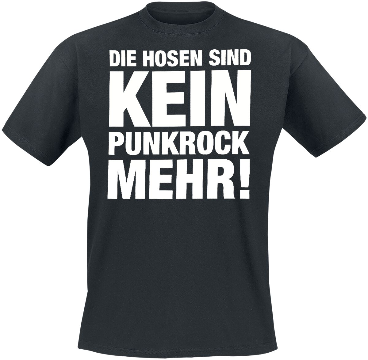Die Toten Hosen T-Shirt Die Hosen Sind Kein Punkrock Mehr! M to L for Men black