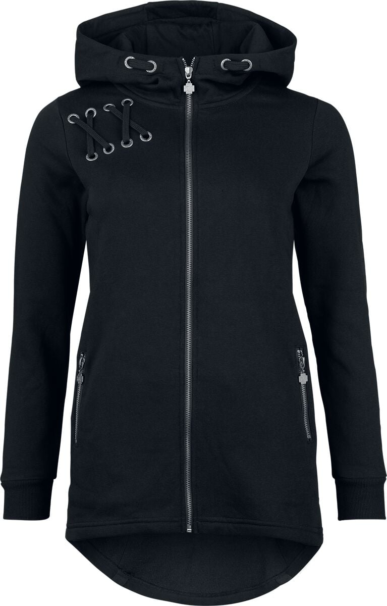 Rammstein Hoodie Jacket Hand In Hand S to 3XL for Women black