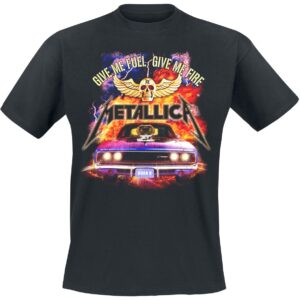 Metallica T-Shirt Give Me Fuel S to XXL for Men black