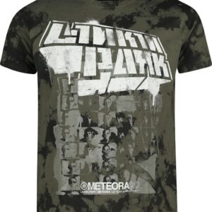 Linkin Park T-Shirt Spray Collage S to XXL for Men green