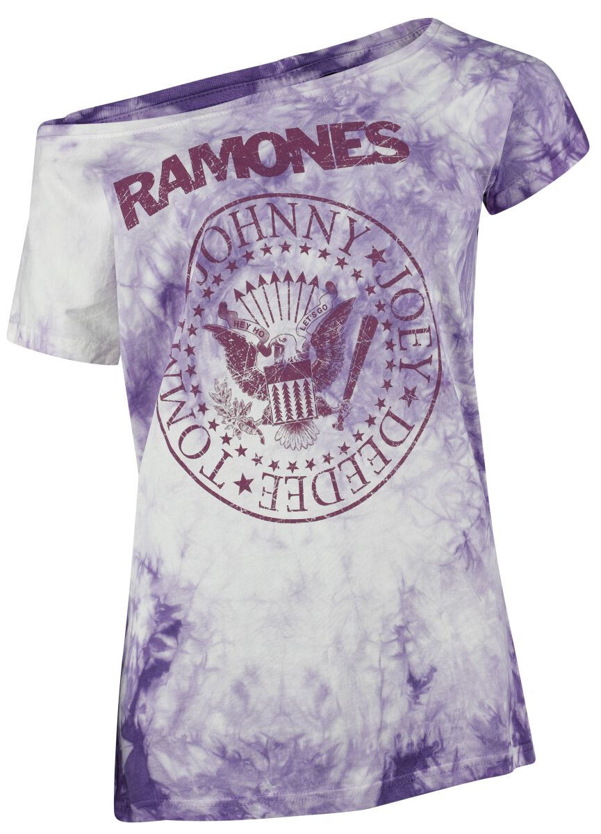 Ramones T-Shirt Crest S to XXL for Women lilac