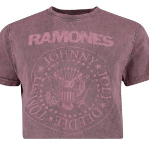Ramones T-Shirt Crest S to XXL for Women purple