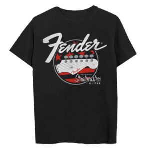 Fender T-Shirt Stratocaster S to 3XL for Men black